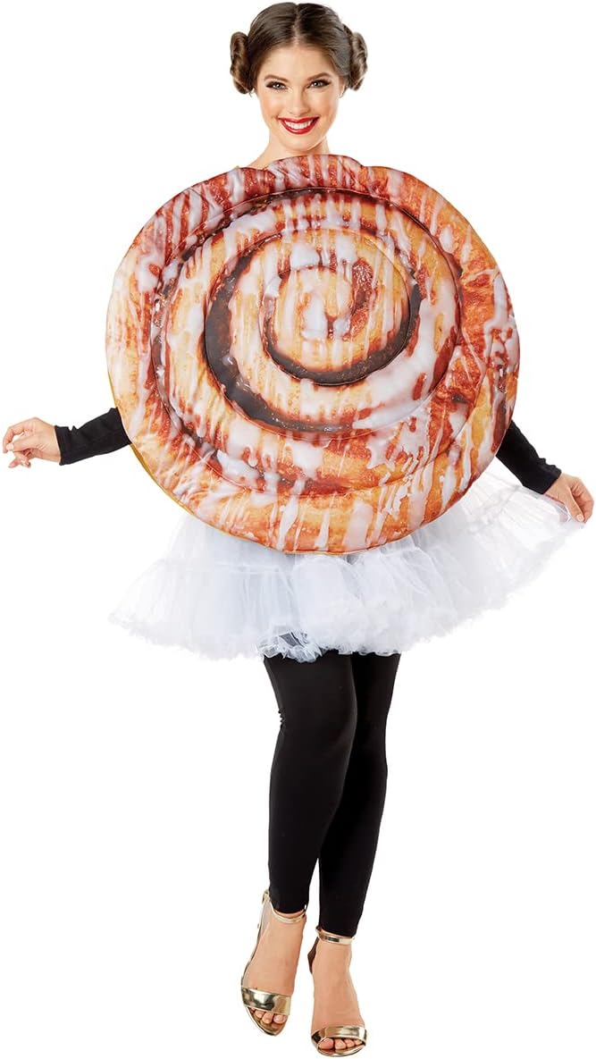 Cinnamon roll costume for adults