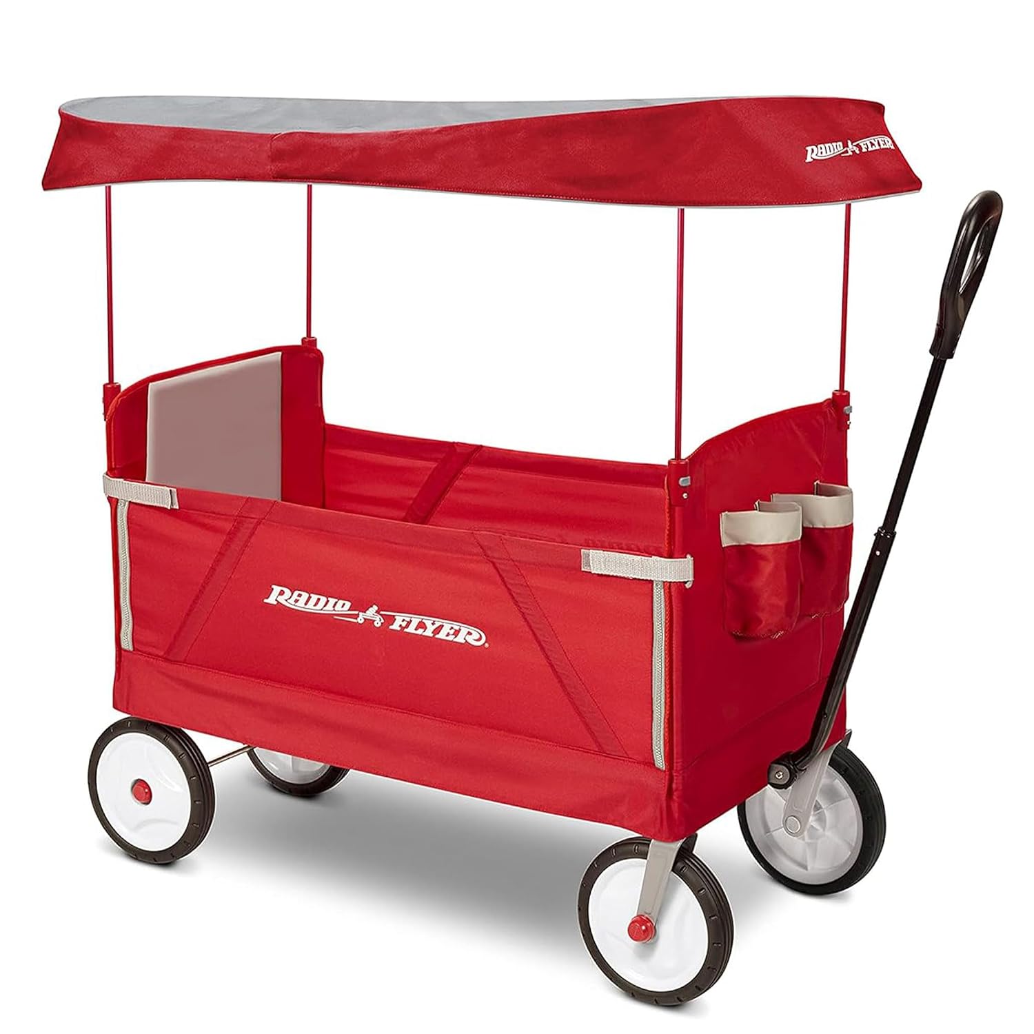 Folding kids wagon with canopy