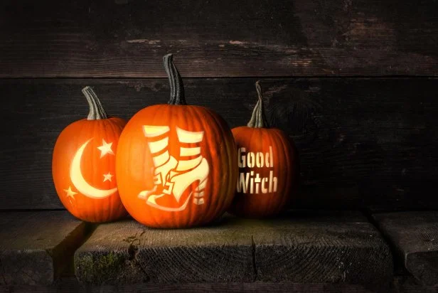 Detailed carved pumpkins made from advanced pumpkin carving templates
