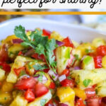 Hawaiian salsa, perfect for sharing