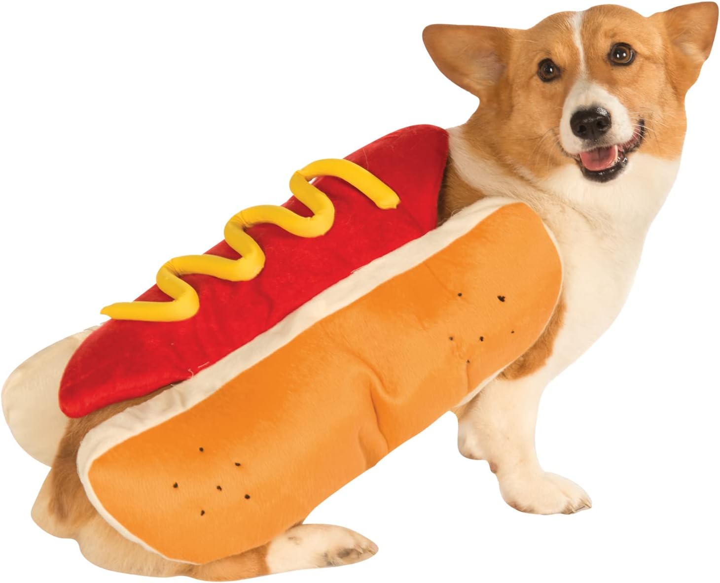 Hot dog costume for dogs