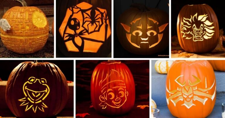 Disney pumpkin carving templates collection