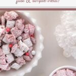 Pink muddy buddies recipe