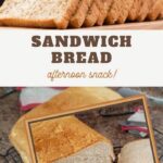 Bread machine sandwich bread loaf