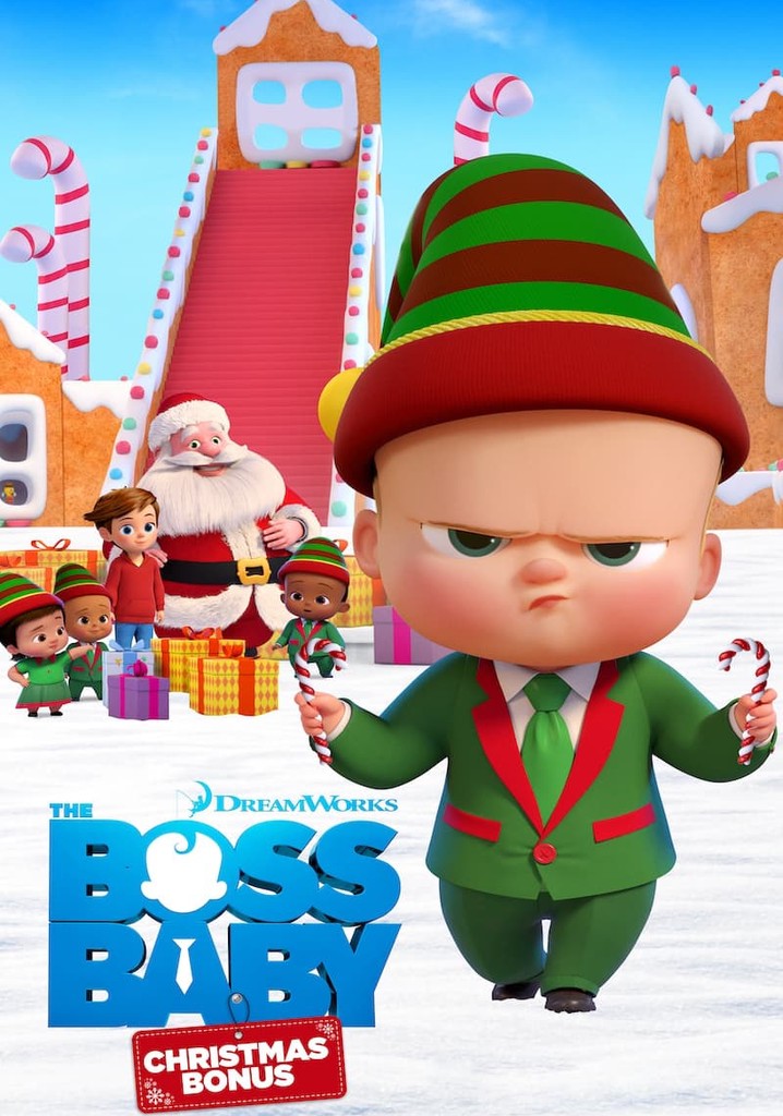 The Boss Baby: Christmas Bonus Netflix Christmas movie poster