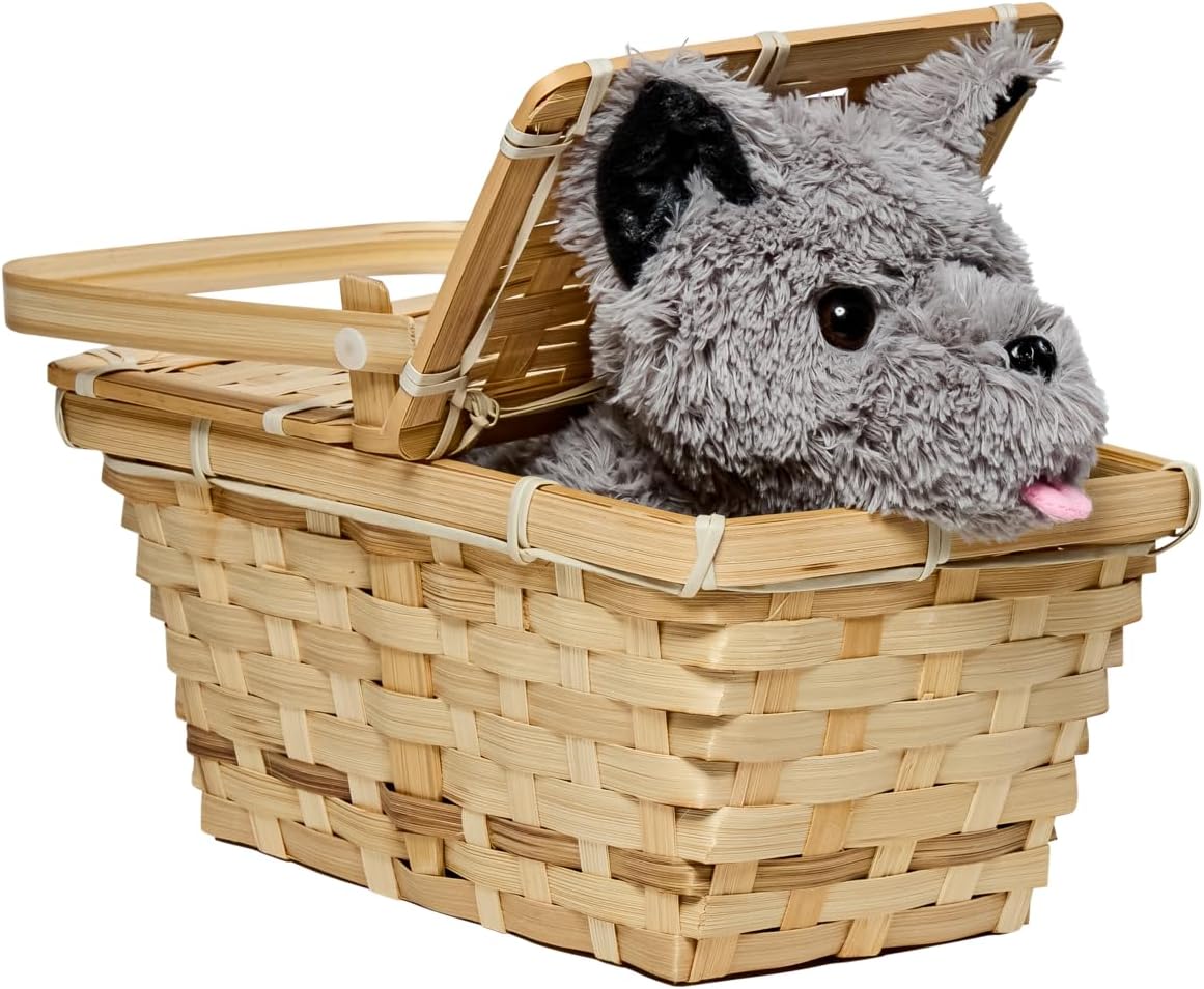 Wizard of Oz Toto in a basket costume accessory