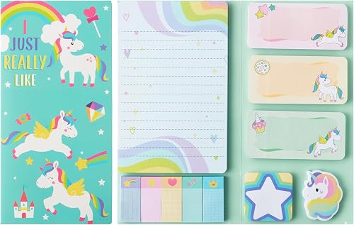 Unicorn sticky notes set
