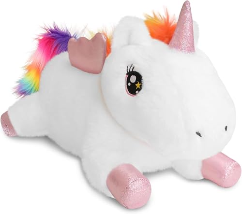 Soft weighted unicorn plush stuffed animal