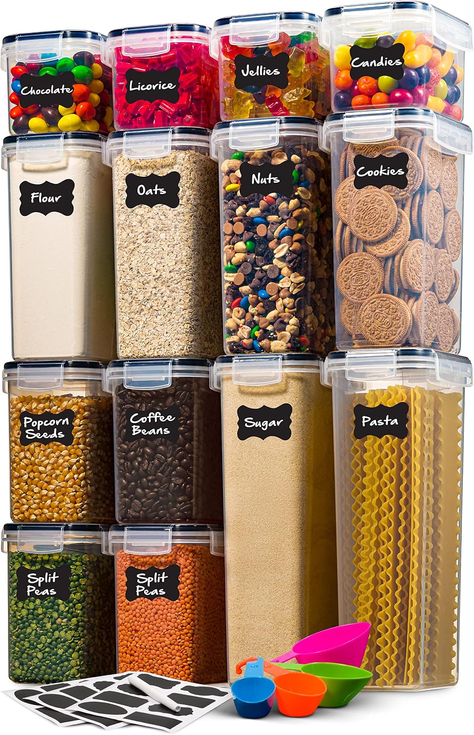 14 pack airtight food storage container set