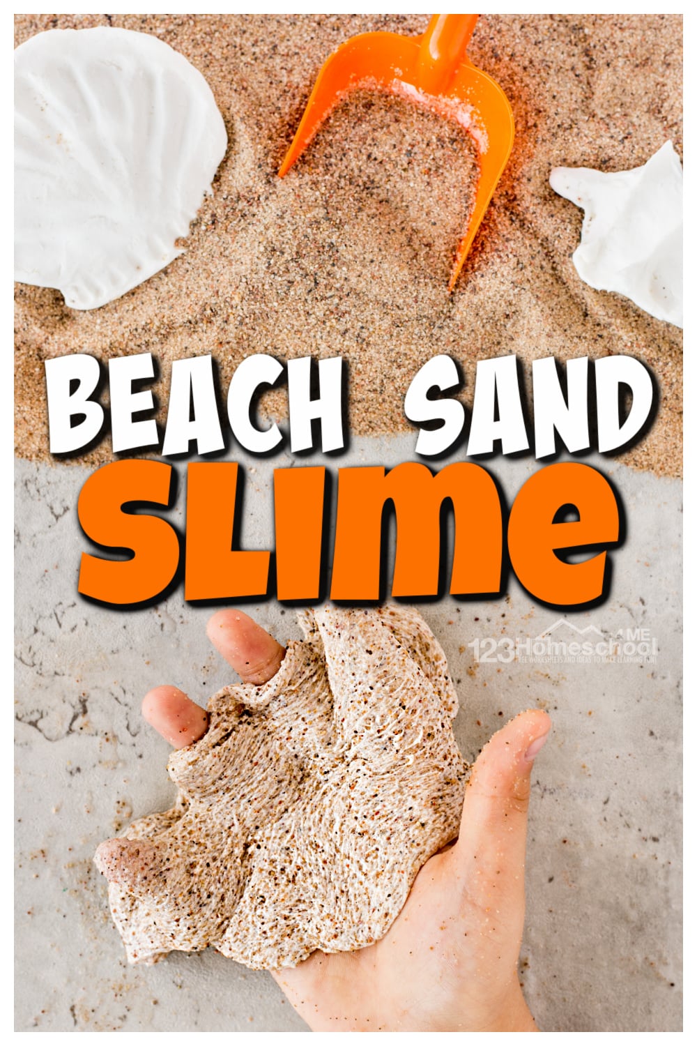 Super Simple Beach Sand Slime Recipe