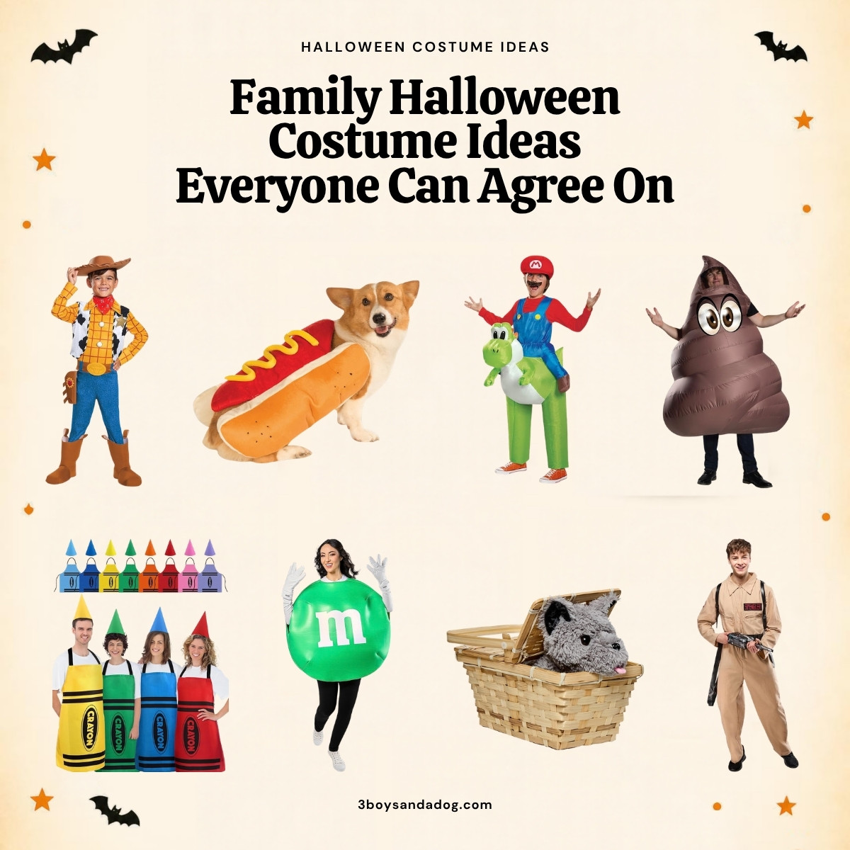 Family Halloween costume ideas everyone can agree on