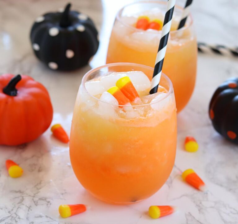 Halloween Orange Sherbet Punch