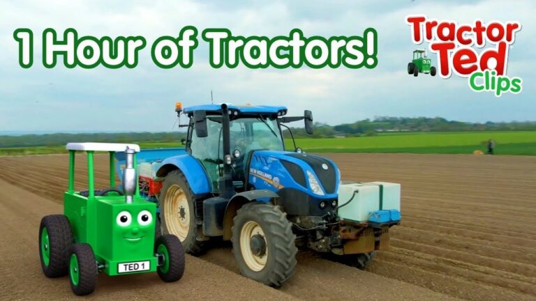 Tractor Ted compilation of big farm machines for kids on YouTube