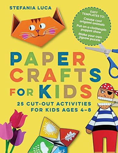 Paper Crafts for Kids book of 25 cut-out activities