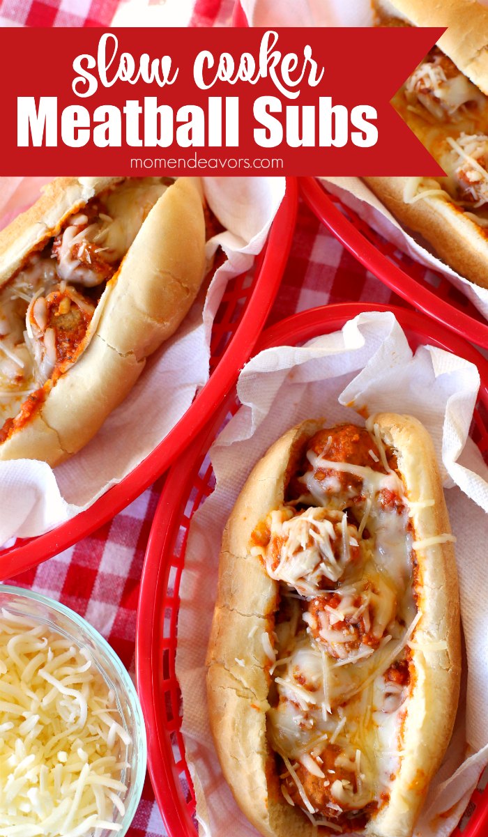 Slow Cooker Meatball Subs