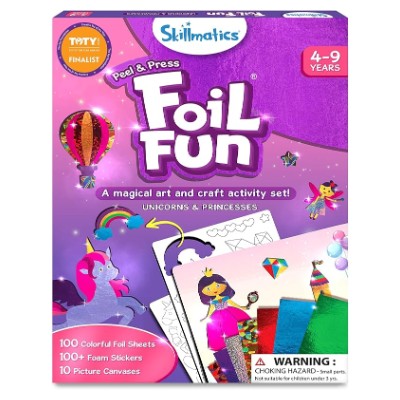 Skillmatics Foil Fun Unicorns and Princesses craft kit